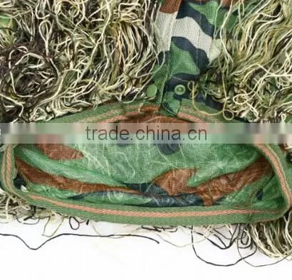 4-Piece, XL/XXL 3D Camouflage Camo Ghillie Suit for Yowie Sniper Archery photo-3