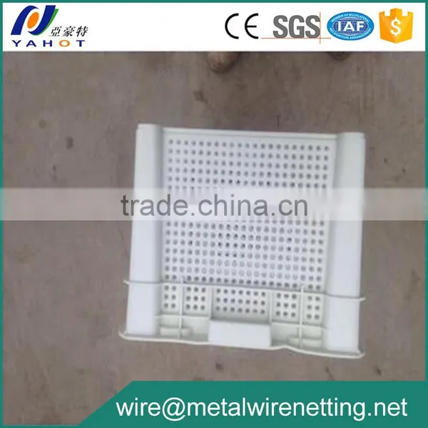 Patent Design Mesh Vented Plastic Fruit Vegetable Crate Turnover Basket photo-4
