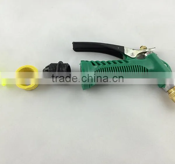 Double Layer Latex Hose and Brass Spary Water Gun photo-3