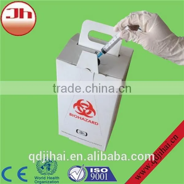 Free Samples High Quality Medical Equipment Kraft Waste Bin for Syringe 10L photo-4