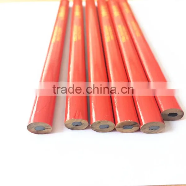 7 Inche HB Lead Wooden Round Carpenter Pencils With Custom Logo photo-3