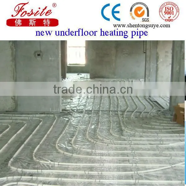 Heat Melting Connected Plastic Underfloor Heat Pipe