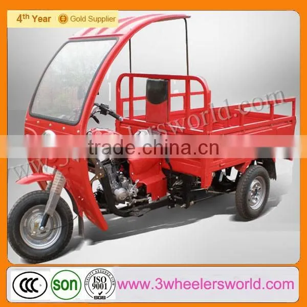 Africa Type,New Sale 150CC/200cc Cabin Three Wheel Food Tricycle Cart for Sale photo-5