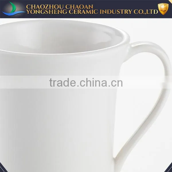Custom Glazed Ceramic Stoneware Cheap Plain White Coffee Mug Prices photo-2