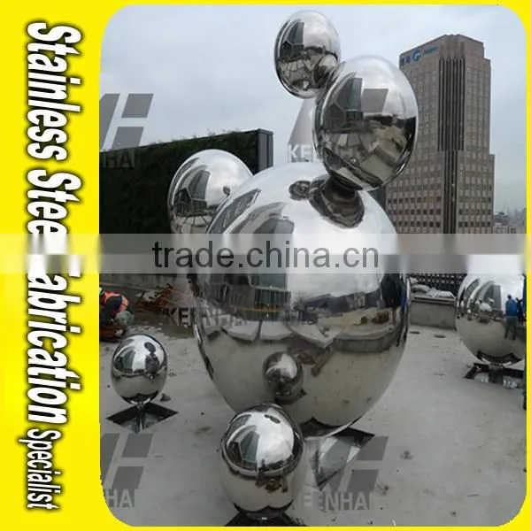 Outdoor Sculpture Stainless Steel Garden Sculpture Stand Sculpture photo-3