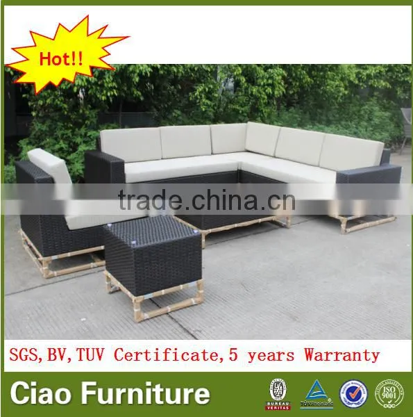 Elegant Sofa Designs Rattan Sofa Modern Garden Outdoor Sofa photo-2