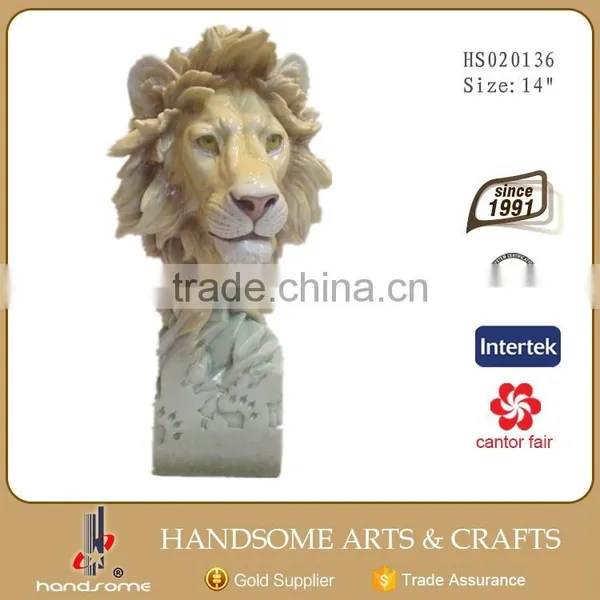 6 Inch Resin Craft Home Decor Holiday Gifts Lively Lion Sculpture Animal Statue photo-4