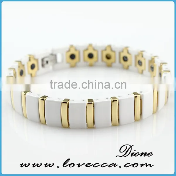 Stock Black Hematite Good Health Benefit Ceramic Bracelet for Women photo-3