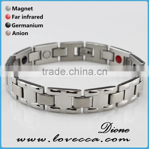 2017 Health Power Energy Germanium Bio Magnetic Bracelet for Men photo-3