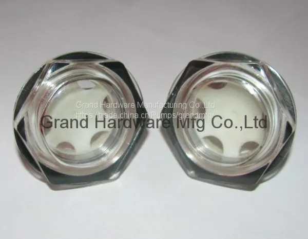 Plastic Oil Sight Glass Used for Air Compressor Pumps Speed Reducers photo-2