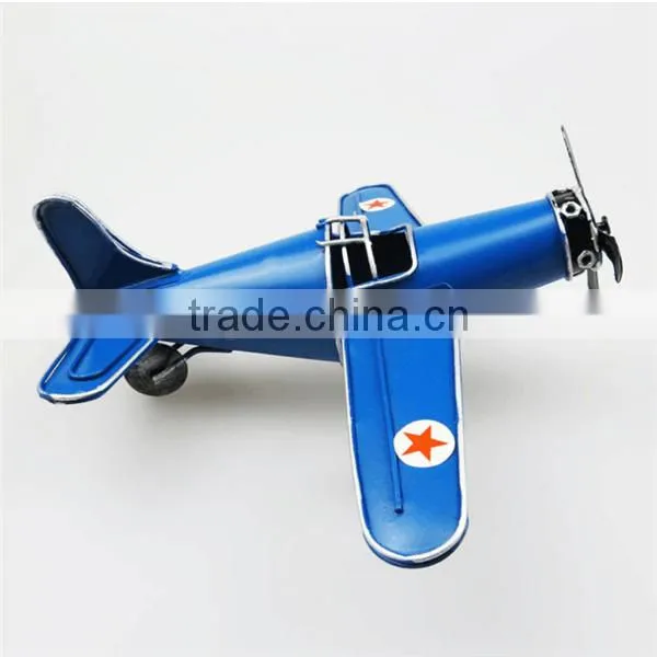 Custom Reminiscence Fighter Aircraft Model Vintage Metal Model Plane photo-2
