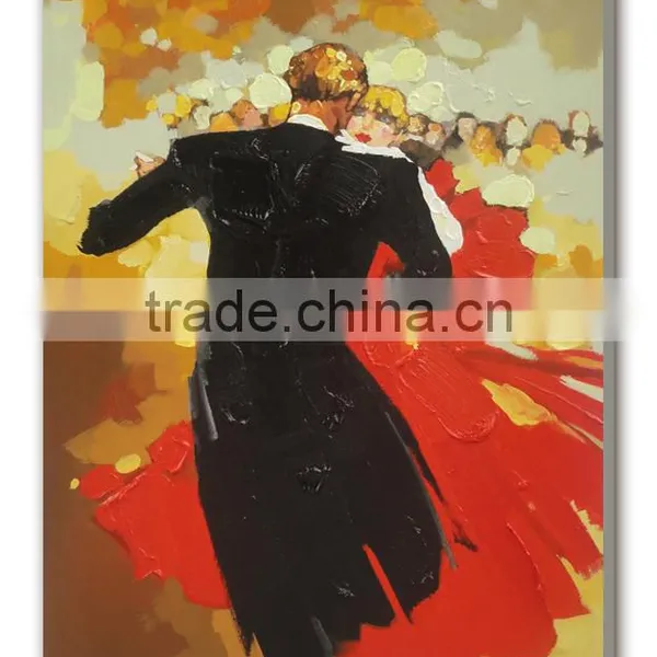 2017 New Design Dance Couple Oil Painting photo-5