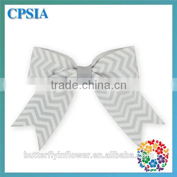 Cute Kids Hair Accessories Green Cheer Bow/hair Clips for Girls photo-3