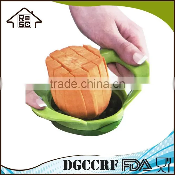 Kitchen Utensil Plastic Vegetable Slicer and Fruit Slicer Dice and Store Vegetable Chopper Fruit Chopper for Salad photo-4