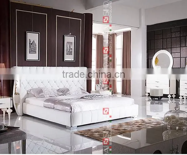 the Italian Modern Bedroom Set, Bed Room Bed, Furniture Beds B9024 photo-2