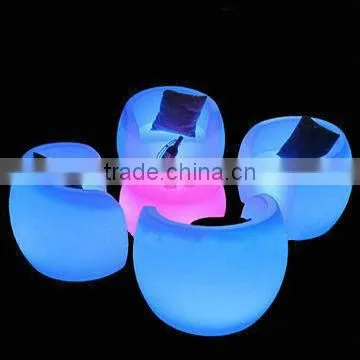 Beautiful Lighting Modern Plastic LED Sofa & Table With 16 Colors Change by Remote photo-5