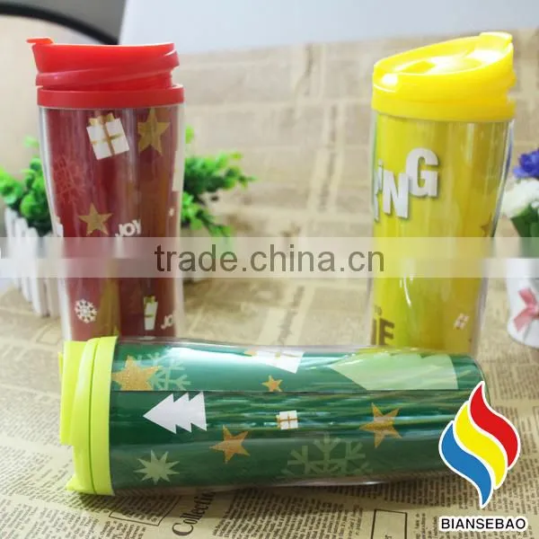 160z Double-wall Plastic Travel Mug With DIY Paper Insert photo-6