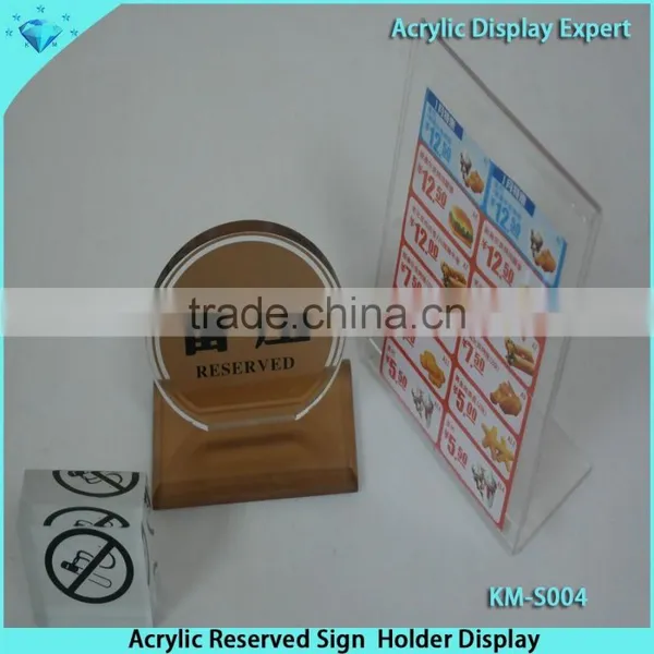 Acrylic No Smoking Sign Holder photo-4