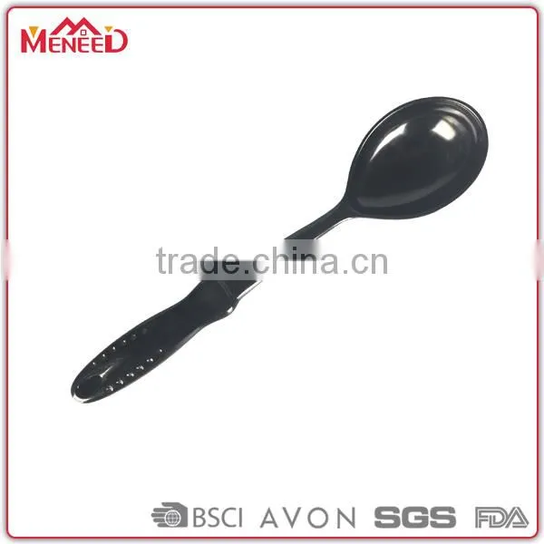 100% Melamine Chef Used Long Handle White Color Tasting Spoon photo-4