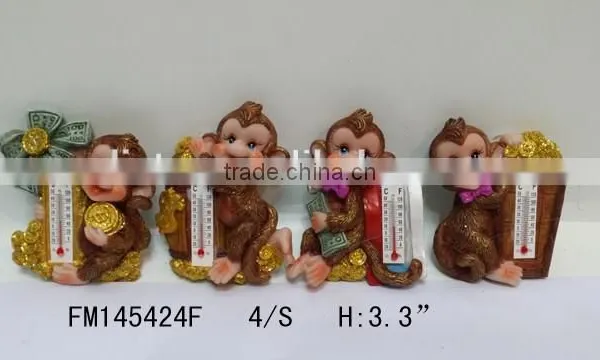 Resin 2016 Newest Russian Monkey Shape Fridge Magnet photo-2