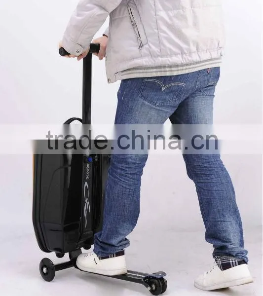 High Quality Airport 3 Wheels Trolley Scooter Luggage With CE photo-4