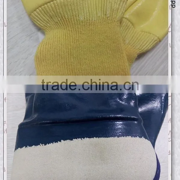 DDSAFETY Wholesale Nitrile Fully Coated Gloves With Green Color photo-5