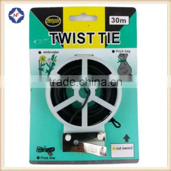 30m Plastic Coated Twist Tie Wire for Gardening photo-2