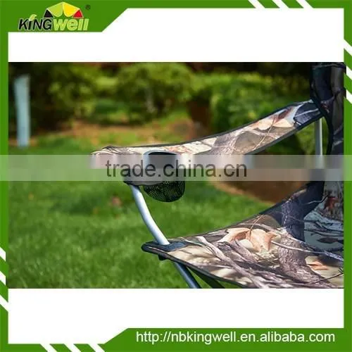 Multi-functional Camouflage Folding Chair With Mesh Cup Holder photo-4
