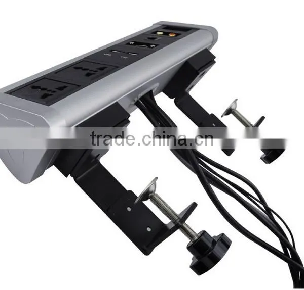 Surface Mount Electrical Outlet Desktop Socket /office Desk Power Outlets photo-3