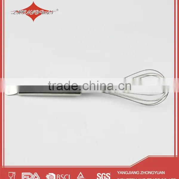 10" Full Stainless Steel Whisk Manual Rotary Wire Egg Beater photo-2