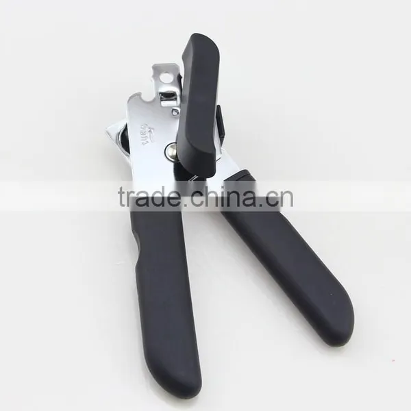 Black Handle Simply Use Kitchen Utensil Smooth Edge Can Opener photo-5