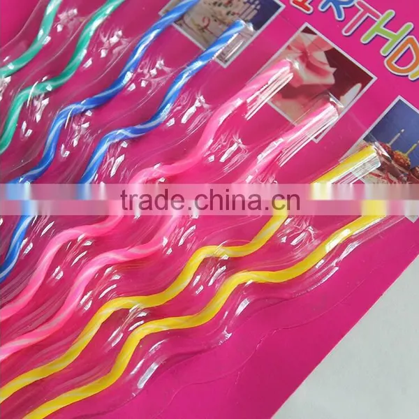 2015 Factory Wholesale Birthday Candles Birthday Cake Candles Spiral Candles photo-5