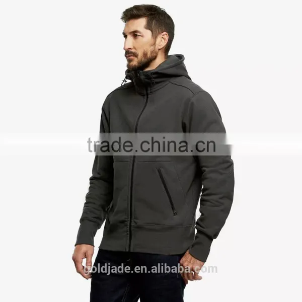 Heavyweight Water-repellant Nylon Jacket Waterproof Softshell Windbreaker Jacket photo-2