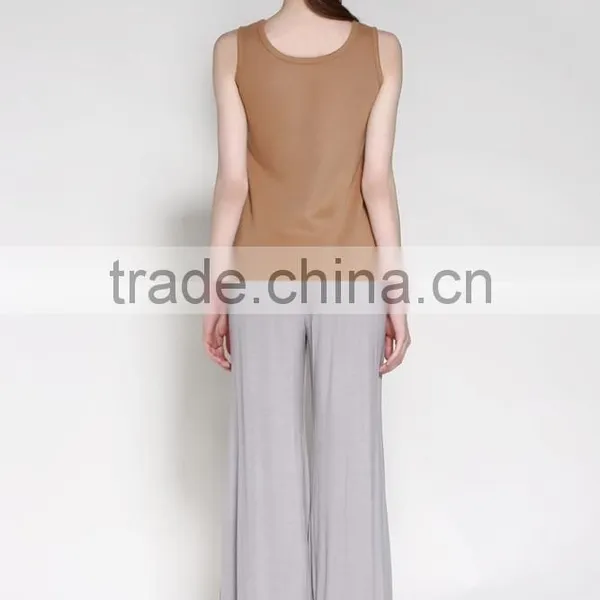 New Arrival Loose House Rayon Night Pants for Girls Wholesale photo-4