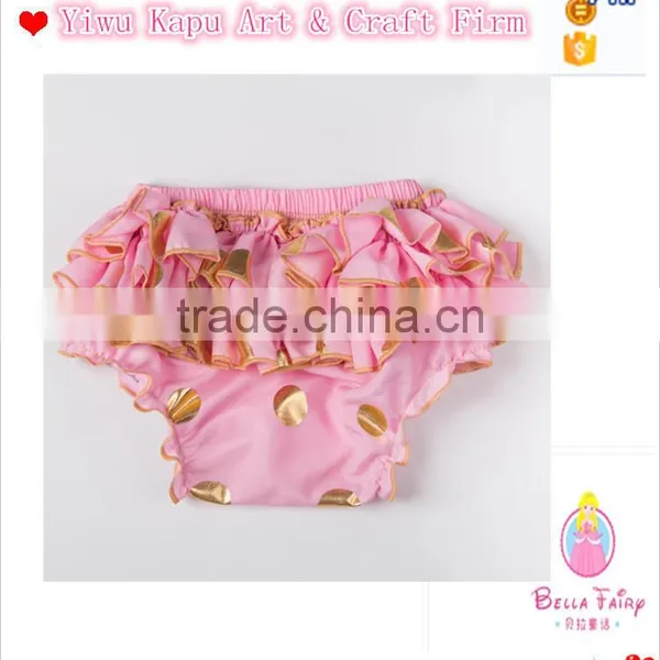 Baby Diaper Cover Underwear Cotton Panties Kid Ruffle Panties photo-4