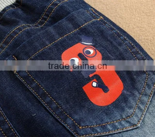 FASHION Mom and Bab Kids Wear 2015 Summer Navy Design Latest Cotton Short Jeans for Kids photo-4