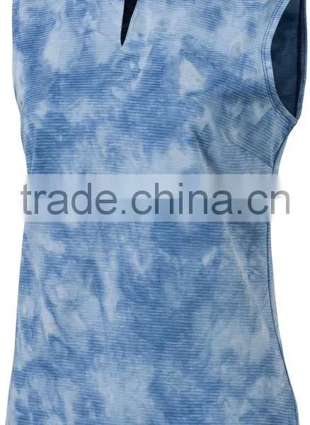 2017 New Women's Polo Golf Shirts Dry Fit Soft Polo Shirt Women Sleeveless Golf Polo Shirt photo-6