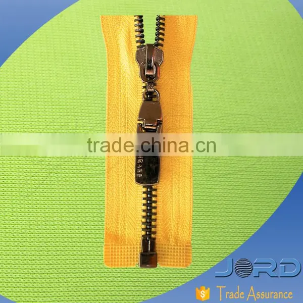 Middle East Hot Sale Custom Antique Brass Jeans Zipper Manufacturers