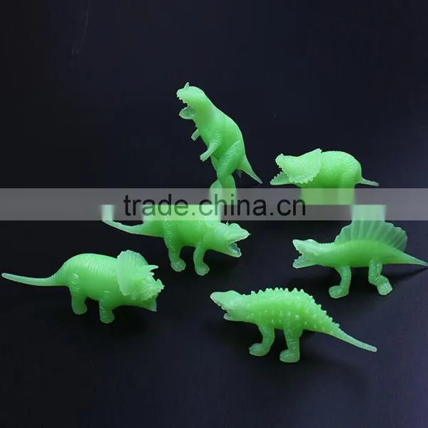 Glow in the Dark Mini PVC Plastic Figure Dinosaur Luminous Dinosaur Toys photo-2