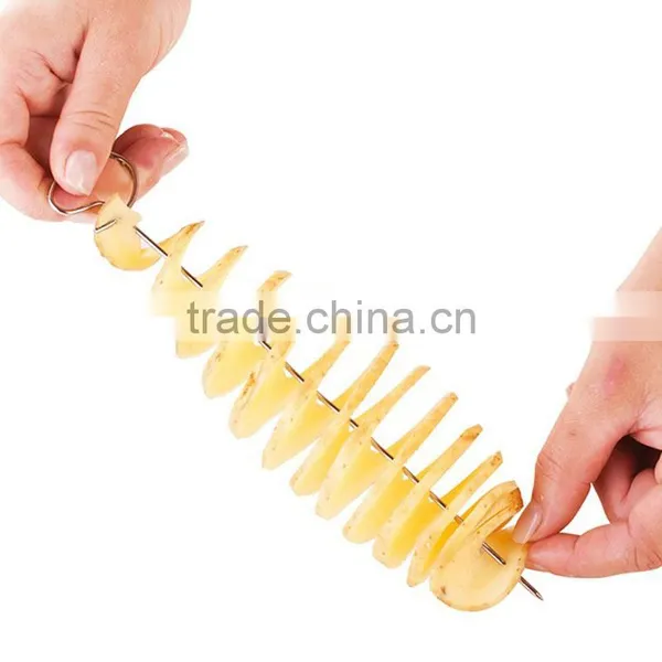2017 New Kitchen Tools Twister Tornado Spiral Potato Cutter photo-6