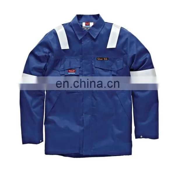 100% Cotton Reflective Strip Welding Jackets for Men photo-3