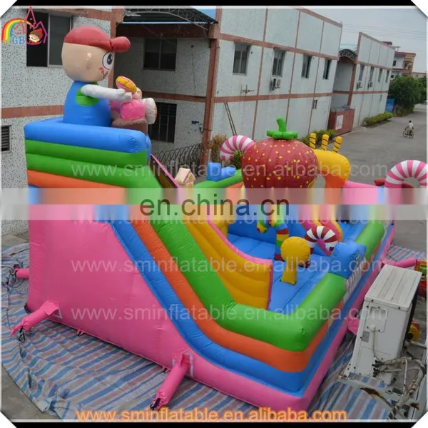 Top Selling Inflatable Combo Funcity Playground ,moonwalk Bouncer Castle for Sale photo-4