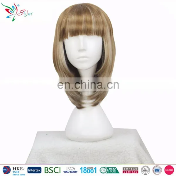 Party Anime Wig Short Blond Cosplay Wigs photo-3