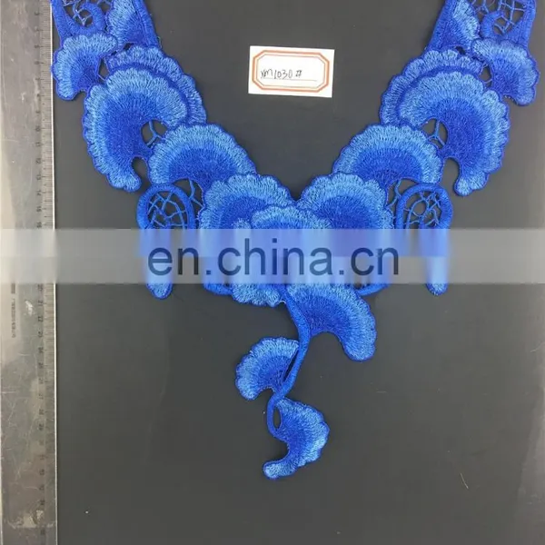 2017 New Dedign Fashion Embroidery Colorful Collar photo-2