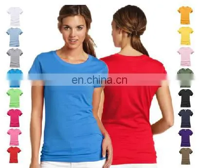 Custom Printing 100% American Cotton T-shirt Women