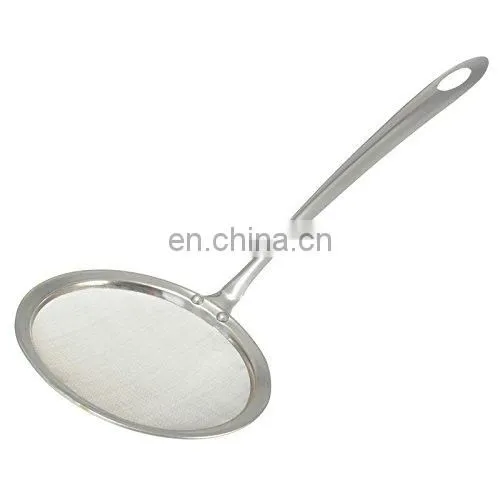 Factory High Quality Kitchen Cooking Utensils Stainless Steel Wire Oil Skimmer photo-3