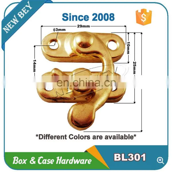 NEW BEY Wholesale Small Golden Locks for Jewelry Wooden Gift Box photo-5