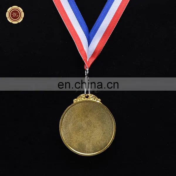 Wr Art Crafts Quality 24k Gold Foil Sport Medal Wholesale Metal Badminton Game Medal photo-3