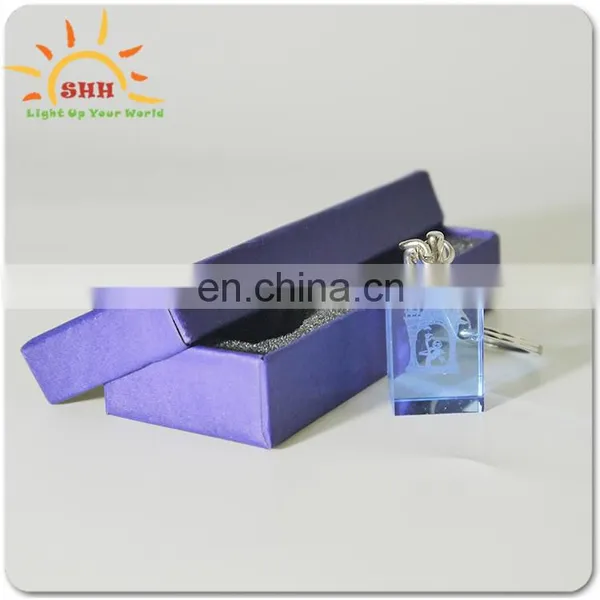 2016 New Design Factory Price Crystal 7 Color Flash Led Light Keychain New Design Key Holder photo-4