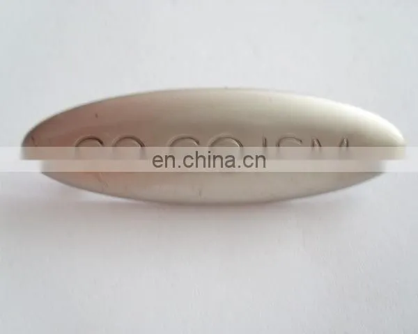 Custom Engraved Logo Metal Private Labels for Women Jeans